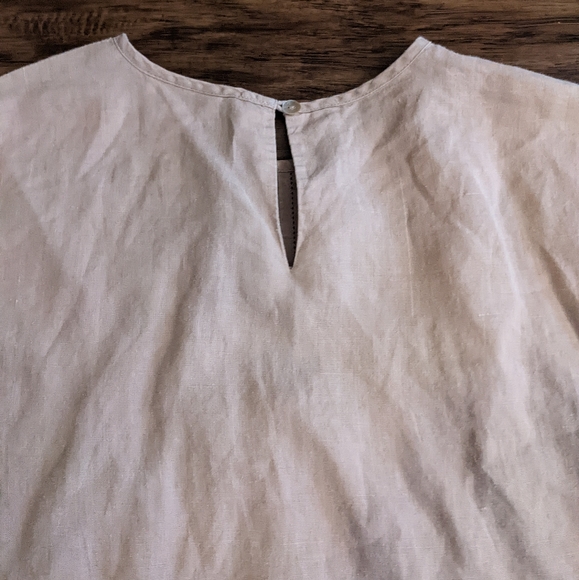 Tan Linen Top Size 16W - Picture 9 of 10